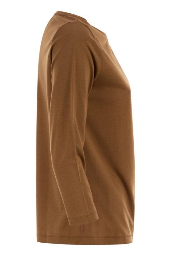 25SS 마제스틱필라쳐 긴팔 티셔츠 E25M296FTS953 197 BROWN - MAJESTIC FILATURES