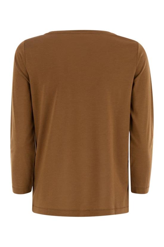 25SS 마제스틱필라쳐 긴팔 티셔츠 E25M296FTS953 197 BROWN - MAJESTIC FILATURES