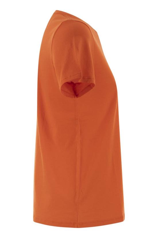 25SS 마제스틱필라쳐 반팔 티셔츠 E25M537FTS284 570 ORANGE - MAJESTIC FILATURES