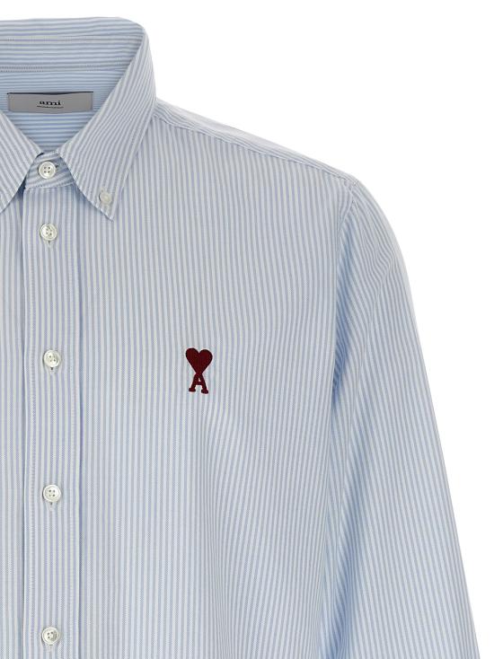 26SS 아미 ADC버튼 다운 셔츠 BFUSH063CO0087475 Light Blue - AMI