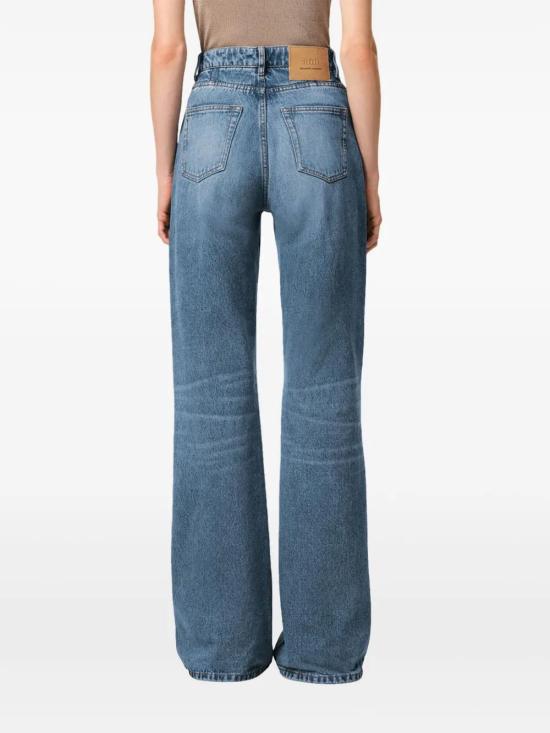25SS 아미 스트레이트 팬츠 FTR420DE0046480 BLEU USED - AMI