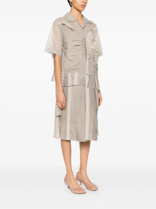 25SS 마르지엘라 미디 원피스 S51DD0033MTJ020 807 BEIGE O TAN - MAISON MARGIELA