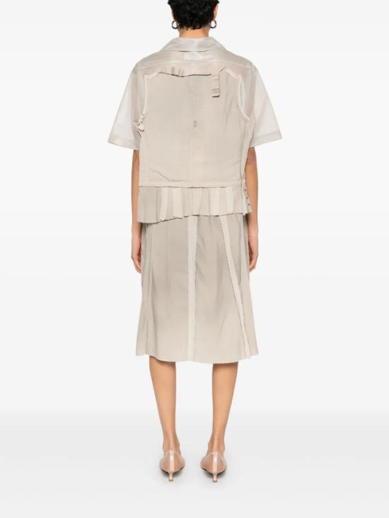 25SS 마르지엘라 미디 원피스 S51DD0033MTJ020 807 BEIGE O TAN - MAISON MARGIELA