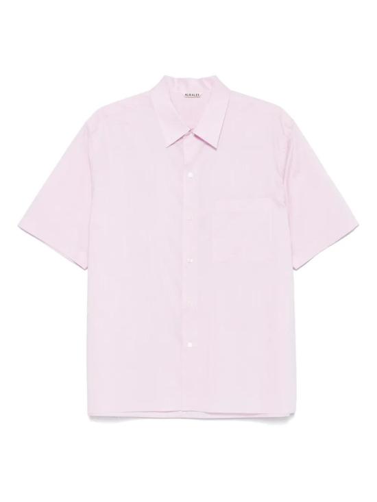 25SS 오라리 반팔 셔츠 A25SS03TLLIGHTPINK