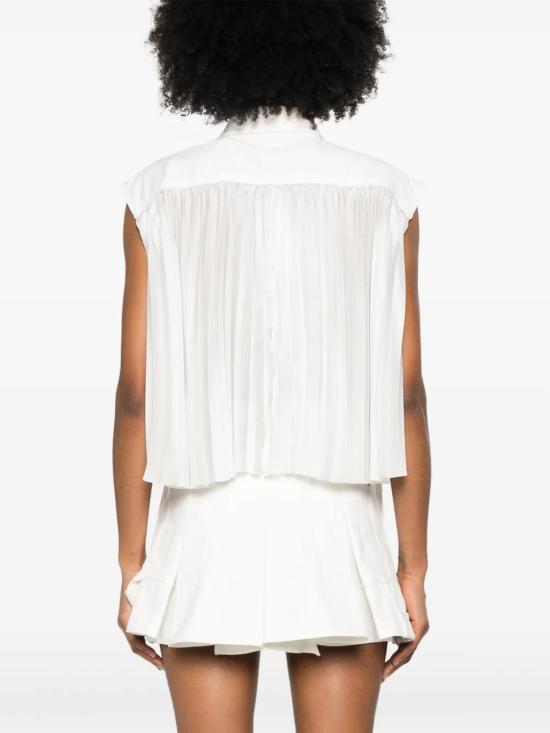 25SS 사카이 반팔 티셔츠 2507716151OFFWHITE 151 OFF WHITE - SACAI