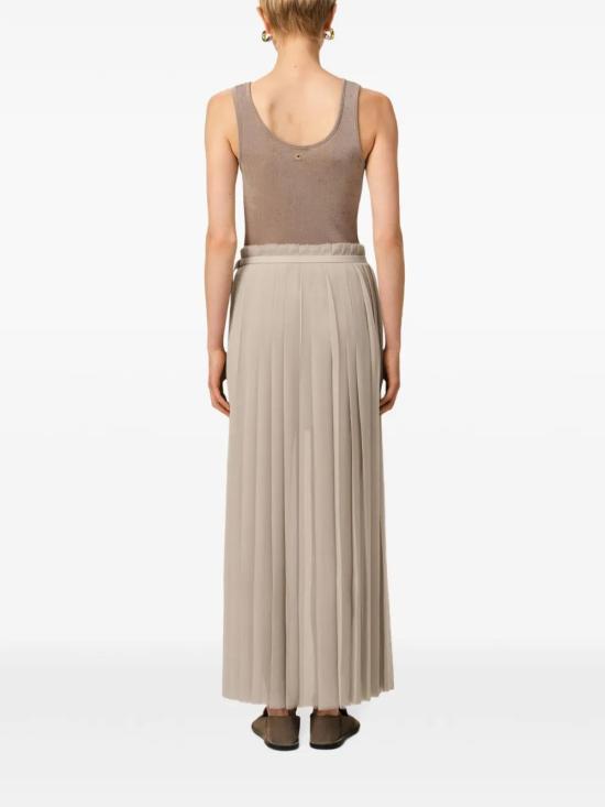 25SS 아미 롱 스커트 FSK353 PL00270952 BEIGE - AMI