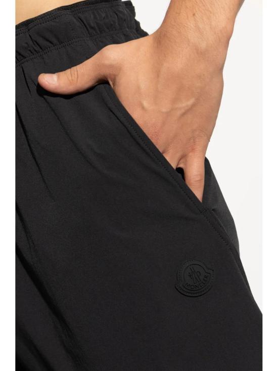  몽클레어 로고 패치 트랙 팬츠 2A00029 59818999 BLACK - MONCLER