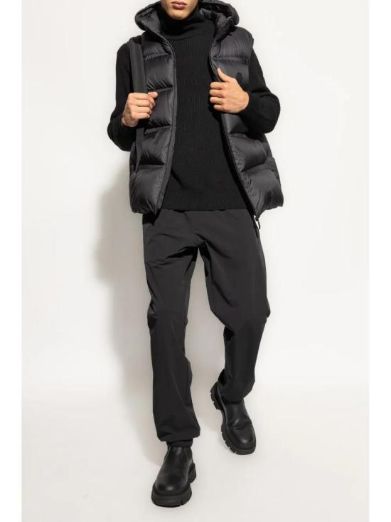  몽클레어 로고 패치 트랙 팬츠 2A00029 59818999 BLACK - MONCLER