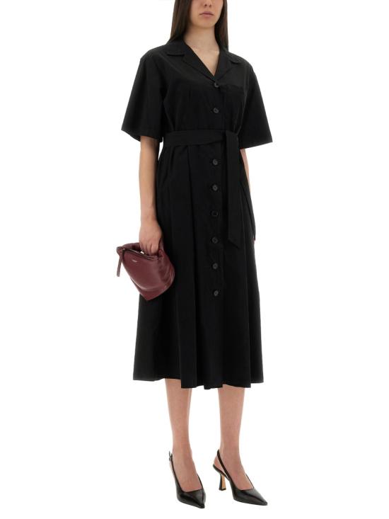 25SS 아스페시 미디 원피스 2940 G32985241 BLACK - ASPESI