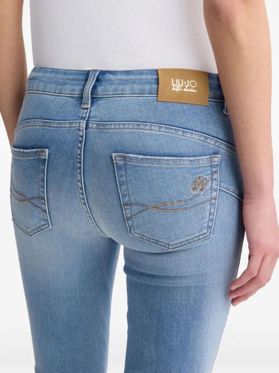 25SS 리우조 스트레이트 팬츠 UA5020DS05878867 DENBLUBLRG - LIU JO