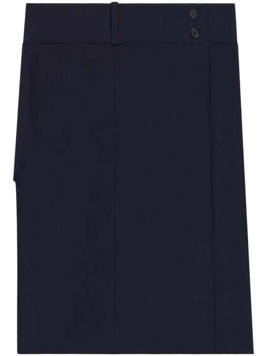 25SS 쿠레쥬 미디 스커트 125CJU221PL01707075 NAVY