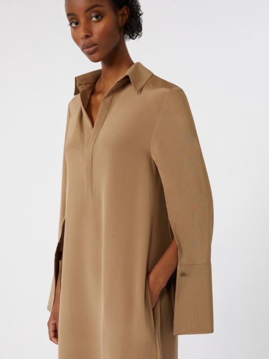 25FW 막스마라 롱 원피스 2521226018600037 HAZELNUT - MAX MARA