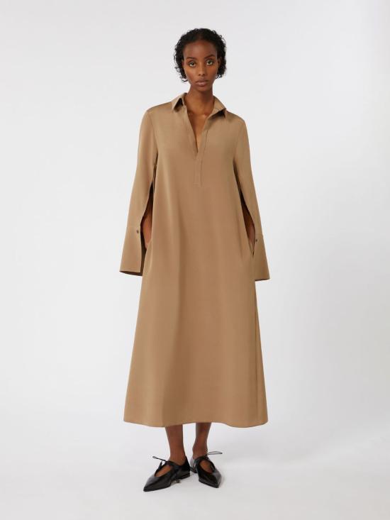 25FW 막스마라 롱 원피스 2521226018600037 HAZELNUT - MAX MARA