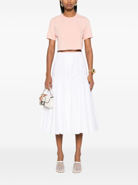 25SS 펜디 반팔 티셔츠 FS9715ASNIF1RX7 STRABERRY CREAM - FENDI