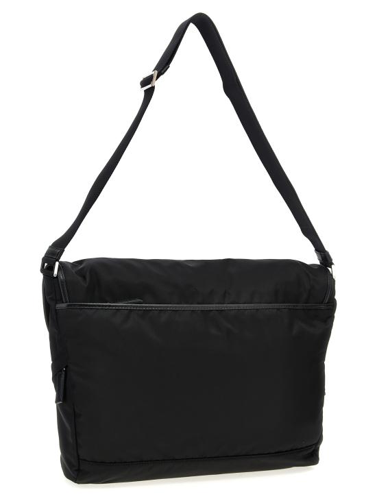 25FW 프라다 리나일론 플랩 메신저 백 2VD052VKOH2DMGF0002 Black - PRADA