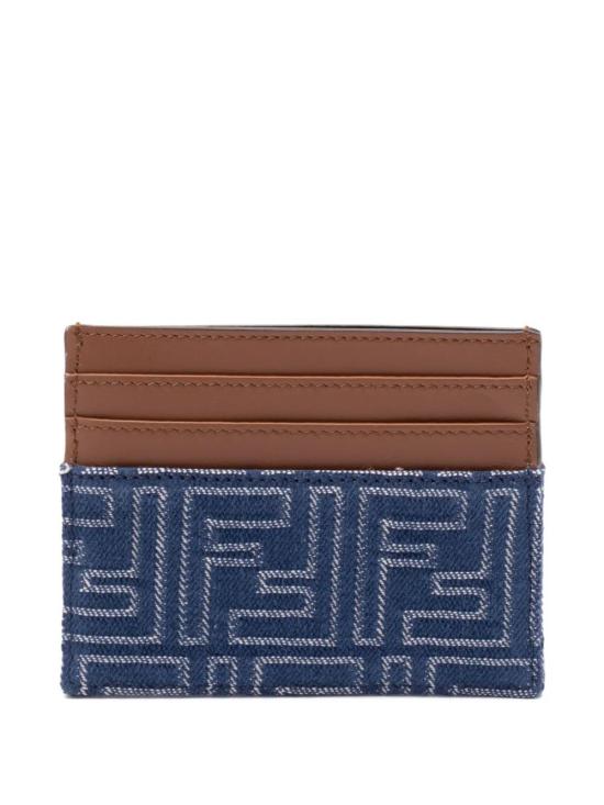 25FW 펜디 FF 카드 홀더 월렛 7M0164 AUGO F1SCG STONE DARK NUT - FENDI