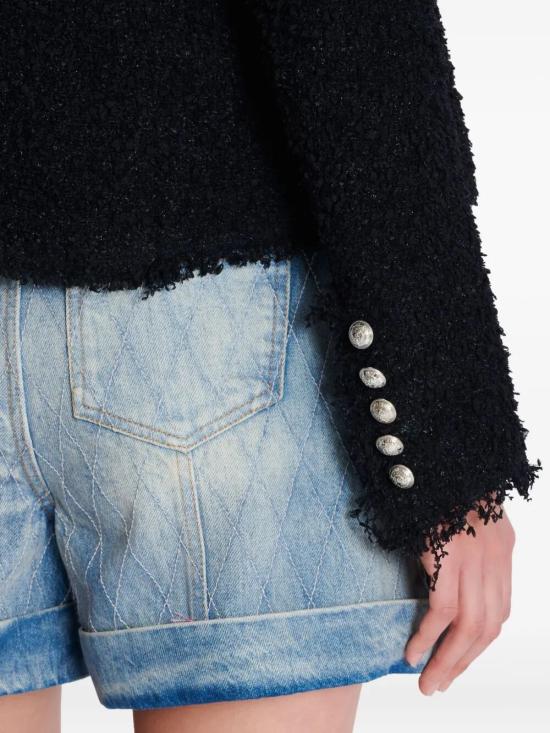 25FW 발망 자켓 FF1SM508XC67 0PA NOIR - BALMAIN