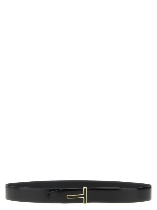  톰포드 가죽 벨트 TB248LCL237G1N001 Black - TOMFORD