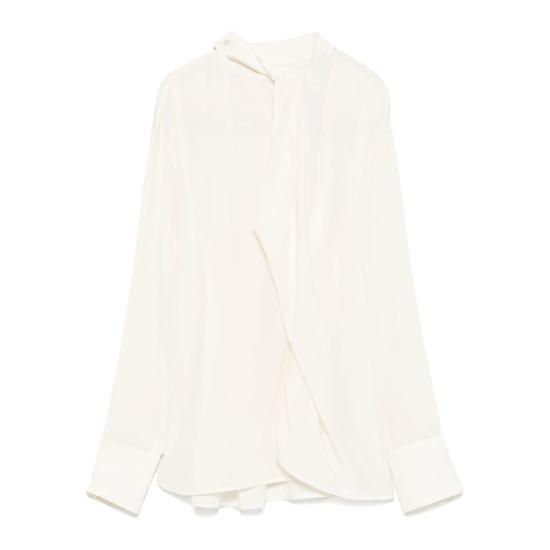 25FW 빅토리아 베컴 블라우스 1325WSH006594A IVORY Beige