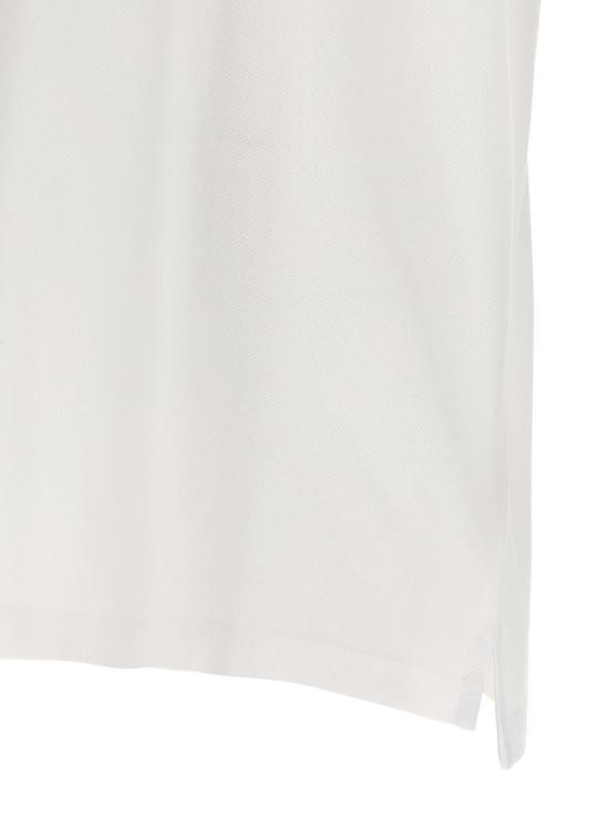  버버리 코튼 폴로 셔츠  8071621WHITE - BURBERRY