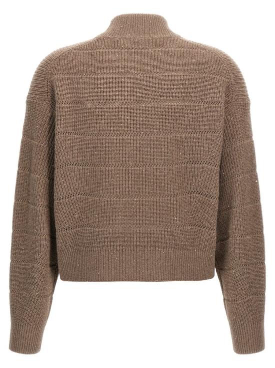 25FW 브루넬로 쿠치넬리 터틀넥 MBM738204PC507 BROWN - BRUNELLO CUCINELLI