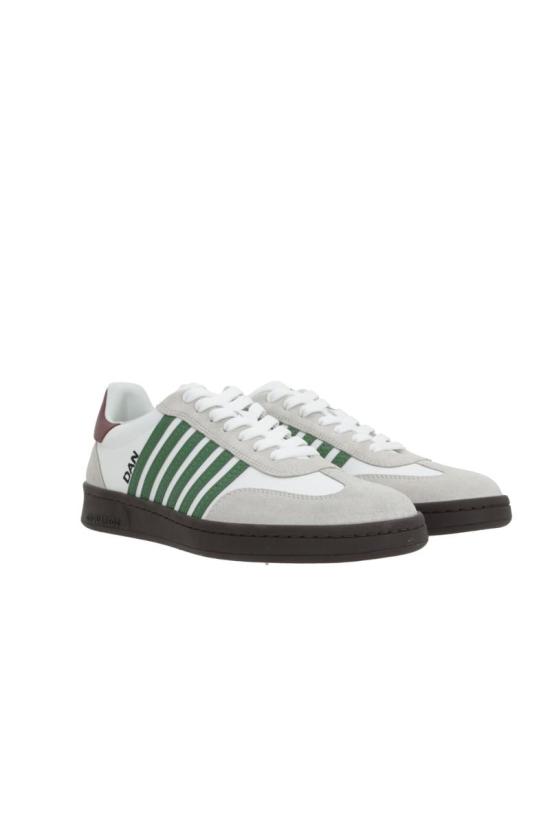 25FW 디스퀘어드2 스니커즈 SNM036401504118M1373 WHITE GREEN RED