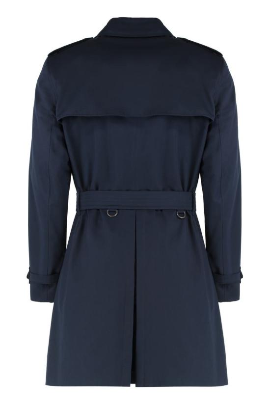 25FW 버버리 켄싱턴 헤리티지 미드랭스 트렌치 코트  8079387123456 B1488 BLUE - BURBERRY