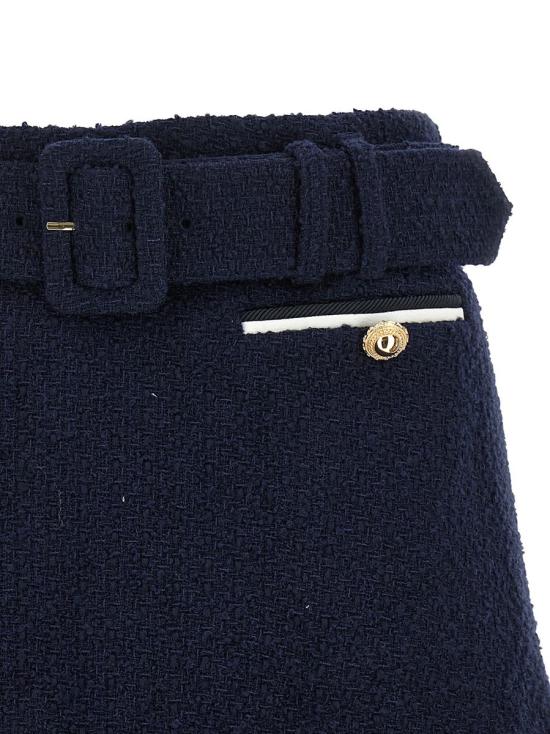 25FW 셀프 포트레이트 숏팬츠 PF25034PBLBLUE - SELF PORTRAIT