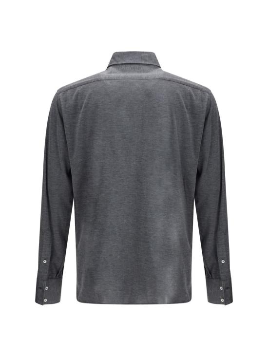 25FW 브루넬로 쿠치넬리 데님 셔츠 MH8366686 C572 GREY - BRUNELLO CUCINELLI