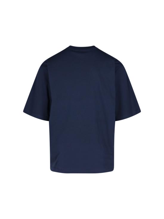 25FW 마르니 반팔 티셔츠 HUMU0223X6 UTCZ57 00B99 Blue - MARNI