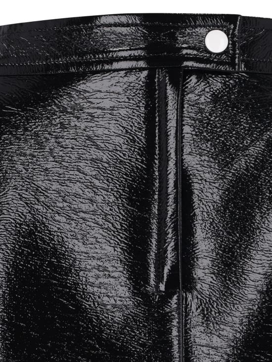 25FW 쿠레쥬 숏 스커트 PERCJU001VY0014 9999 Black - COURREGES