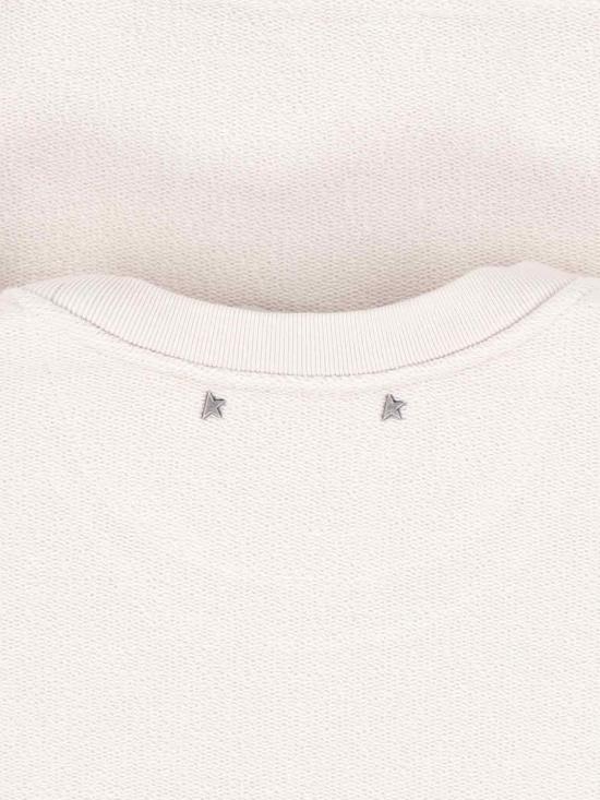 25FW 골든구스 앞면 프린트 화이트 코튼 스웨트셔츠 GMP01223 P002135 11616 - GOLDEN GOOSE