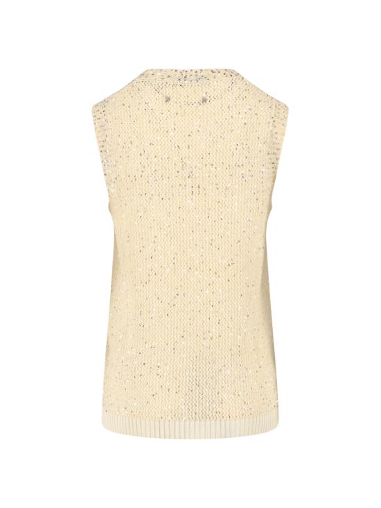 25FW 골든구스 민소매 티셔츠 GWP01922 P001691 11560 White - GOLDEN GOOSE