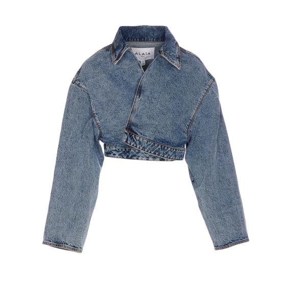 25SS 알라이아 자켓 AA9V1093T535A524 BLUE