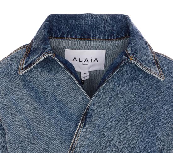 25SS 알라이아 자켓 AA9V1093T535A524 BLUE - ALAIA
