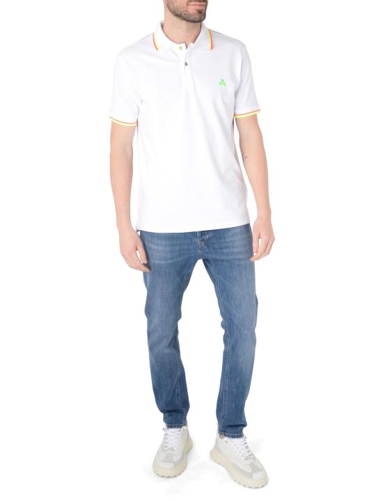 25SS 페트레이 폴로 티셔츠 PEU5123 99011991 730 White - PEUTEREY