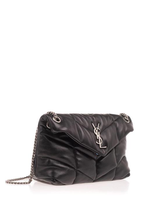 26SS 생로랑 루루 푸퍼 스몰 체인 백 5774761EL001000 Black - SAINT LAURENT