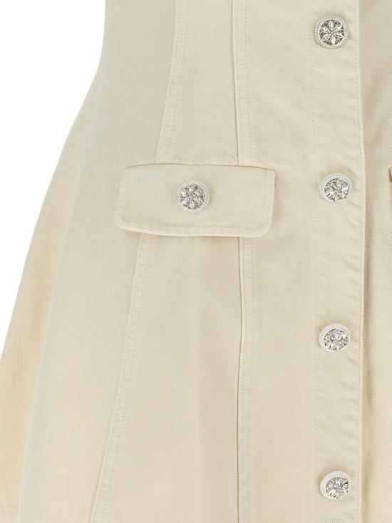 25FW 셀프 포트레이트 숏 원피스 PF25811SCCREAM - SELF PORTRAIT