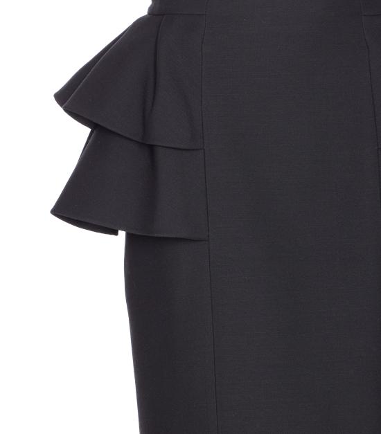 25FW 발렌티노 가라바니 미디 스커트 RADJ51CF 0NO Black - VALENTINO GARAVANI