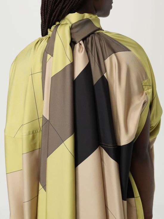 25SS 살바토레 페라가모 숏 원피스 13H173 783720 Acid Green - SALVATORE FERRAGAMO