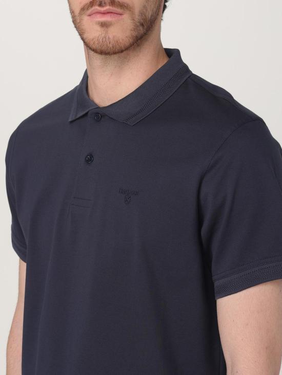 25SS 바버 반팔 티셔츠 MML1464 NY91 Navy - BARBOUR