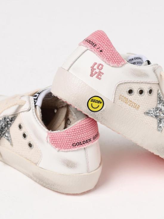 25FW [키즈] 골든구스 스니커즈 GJF00103F00675311115 White - GOLDEN GOOSE