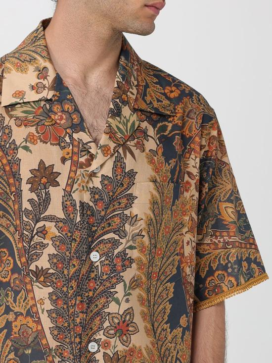 25FW 발렌티노 가라바니 반팔 셔츠 6V0AA111ATV 9RD Beige - VALENTINO GARAVANI