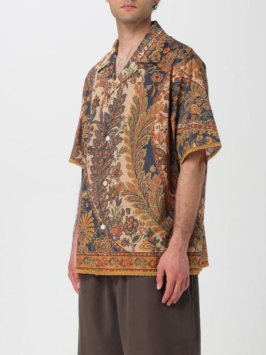 25FW 발렌티노 가라바니 반팔 셔츠 6V0AA111ATV 9RD Beige - VALENTINO GARAVANI