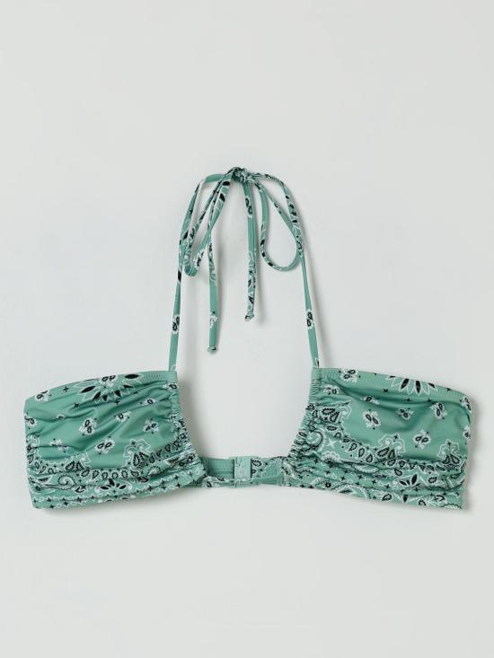 25SS 세인트바쓰 원피스 수영복 DAH000201089H BANDANNA ROUND 53 Green - MC2 SAINT BARTH