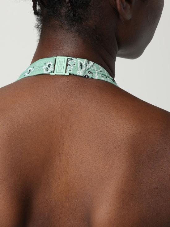 25SS 세인트바쓰 원피스 수영복 DAH000201089H BANDANNA ROUND 53 Green - MC2 SAINT BARTH