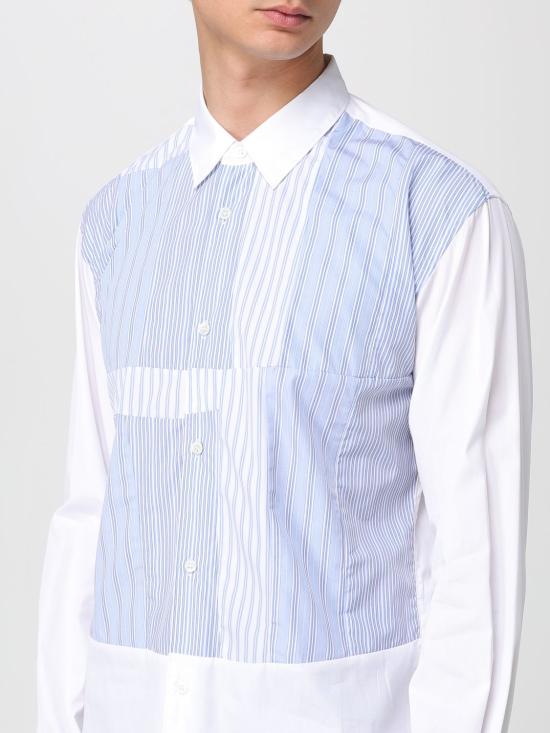 25SS 꼼데가르송 긴팔 셔츠 FOB027 E White - COMME DES GARCONS
