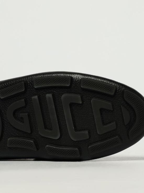 25SS 구찌 헤벨 인터로킹 G 드라이버 로퍼 820658AAEFR 1000 Black - GUCCI