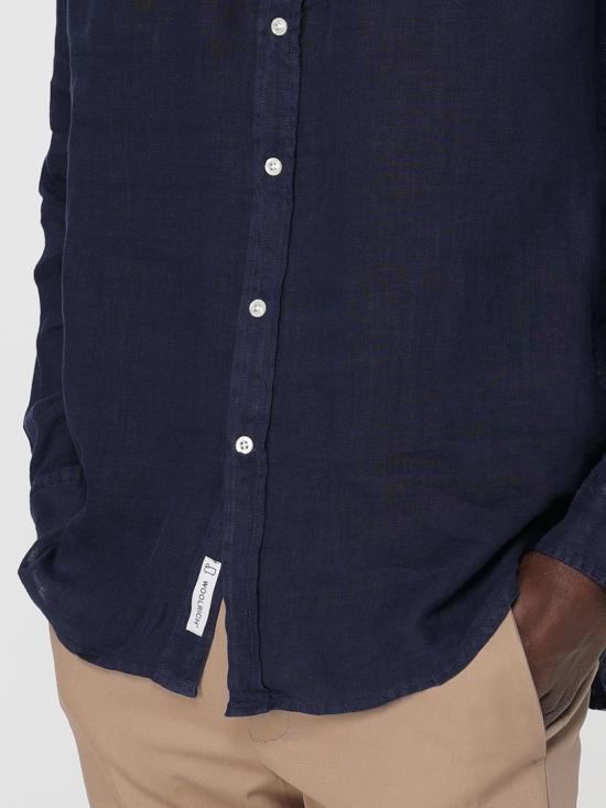 25SS 울리치 긴팔 셔츠 CFWOSI0113MRUT3372 3827 Blue 1 - WOOLRICH