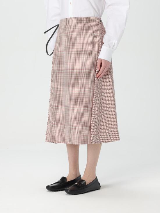 25SS 보테가베네타 스커트 811228V4Z81 9460 Pearl - BOTTEGA VENETA